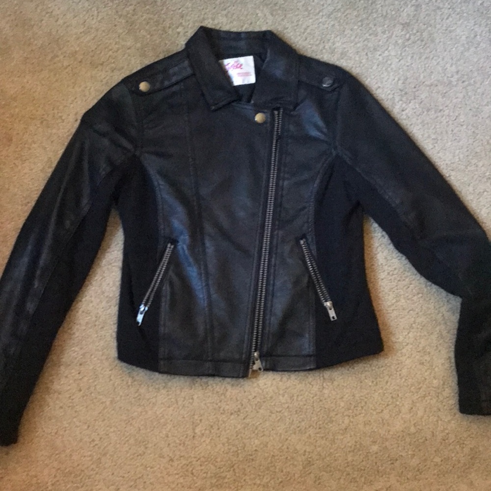 Black pleather jacket